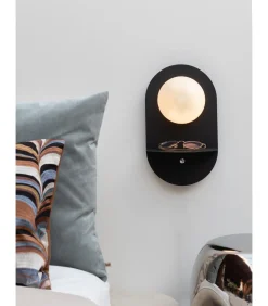 Wandlamp Tokyo - Zwart - 14x20x34cm