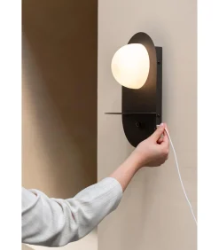 Wandlamp Tokyo - Zwart - 14x20x34cm