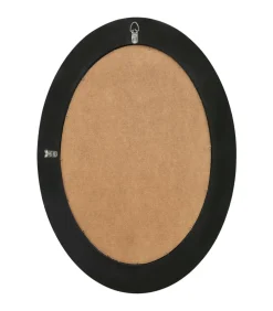 Wandspiegel barok stijl 50x70 cm zwart