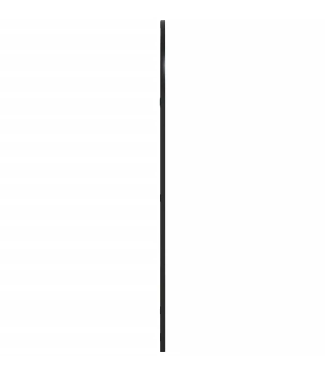 Wandspiegel boog 60x100 cm ijzer zwart