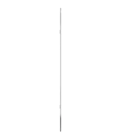 Wandspiegel 100x45 cm ovaal zilverkleurig