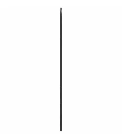 Wandspiegel 60x25 cm ovaal zwart