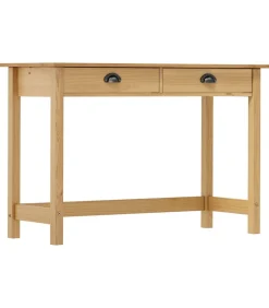 Wandtafel Hill 2 lades 110x45x74 cm massief grenenhout