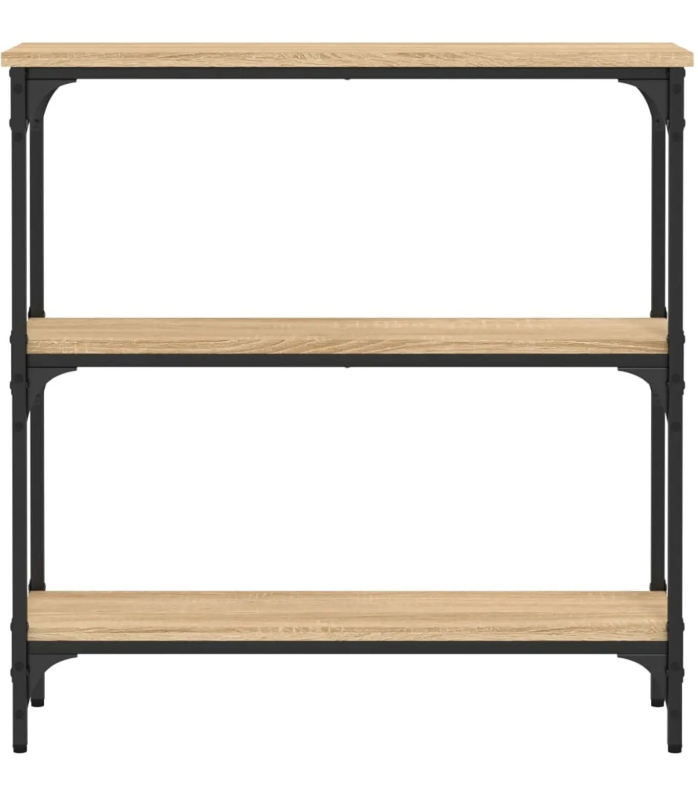 Wandtafel 75x22,5x75 cm bewerkt hout sonoma eikenkleurig