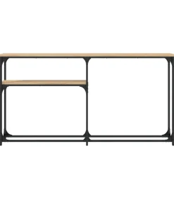 Wandtafel 145x22,5x75 cm bewerkt hout sonoma eikenkleurig