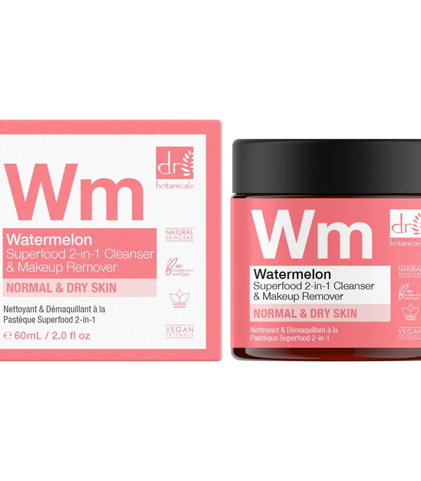 Watermeloen Superfood 2-in-1 Reinigingsgel & Make-up Remover - 60ml