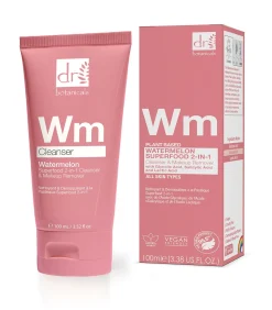 Watermeloen Superfood 2-in-1 Reinigingsgel & Make-up Remover 100ml met Glycolzuur, Salicylzuur en Melkzuur