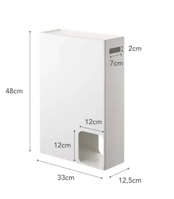 WC Rolhouder - Plate - Wit