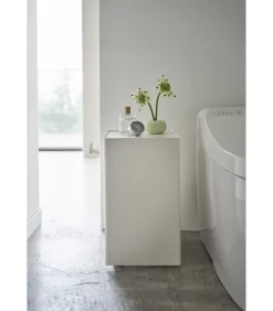 WC Rolhouder met Wieltjes - Tower - Wit