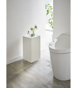 WC Rolhouder met Wieltjes - Tower - Wit