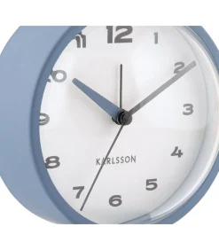 Wekker Brisk Dome - Klassiek blauw - 6.5x11x13.8cm