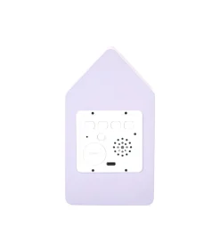 Wekker Cuckoo Led - Paars - 9x9x15.8cm