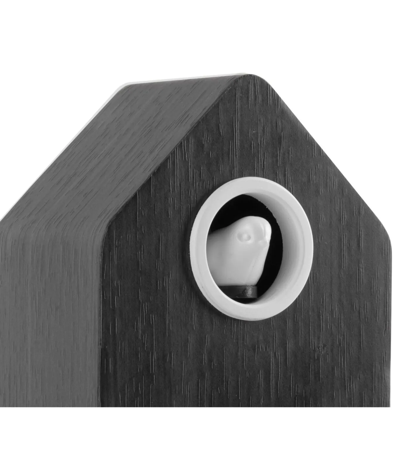 Wekker Cuckoo Led - Zwart hout - 6x9x15.3cm