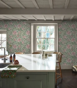 William Morris at Home Vliesbehang - Honeysuckle Blossom - 1000x52