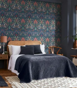 William Morris at Home Vliesbehang - Dove & Rose Midsummer - 1000x52