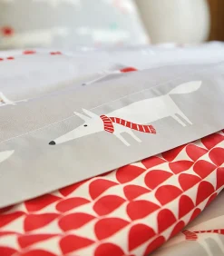 WINTER FOX Neige - Laken Perkaal Katoen