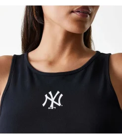 Wmns Mlb Midi Le Crop Tank Neyyan Blk