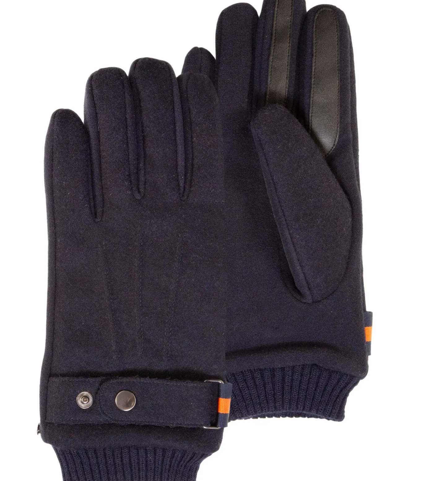 Wollen herenhandschoenen Navy