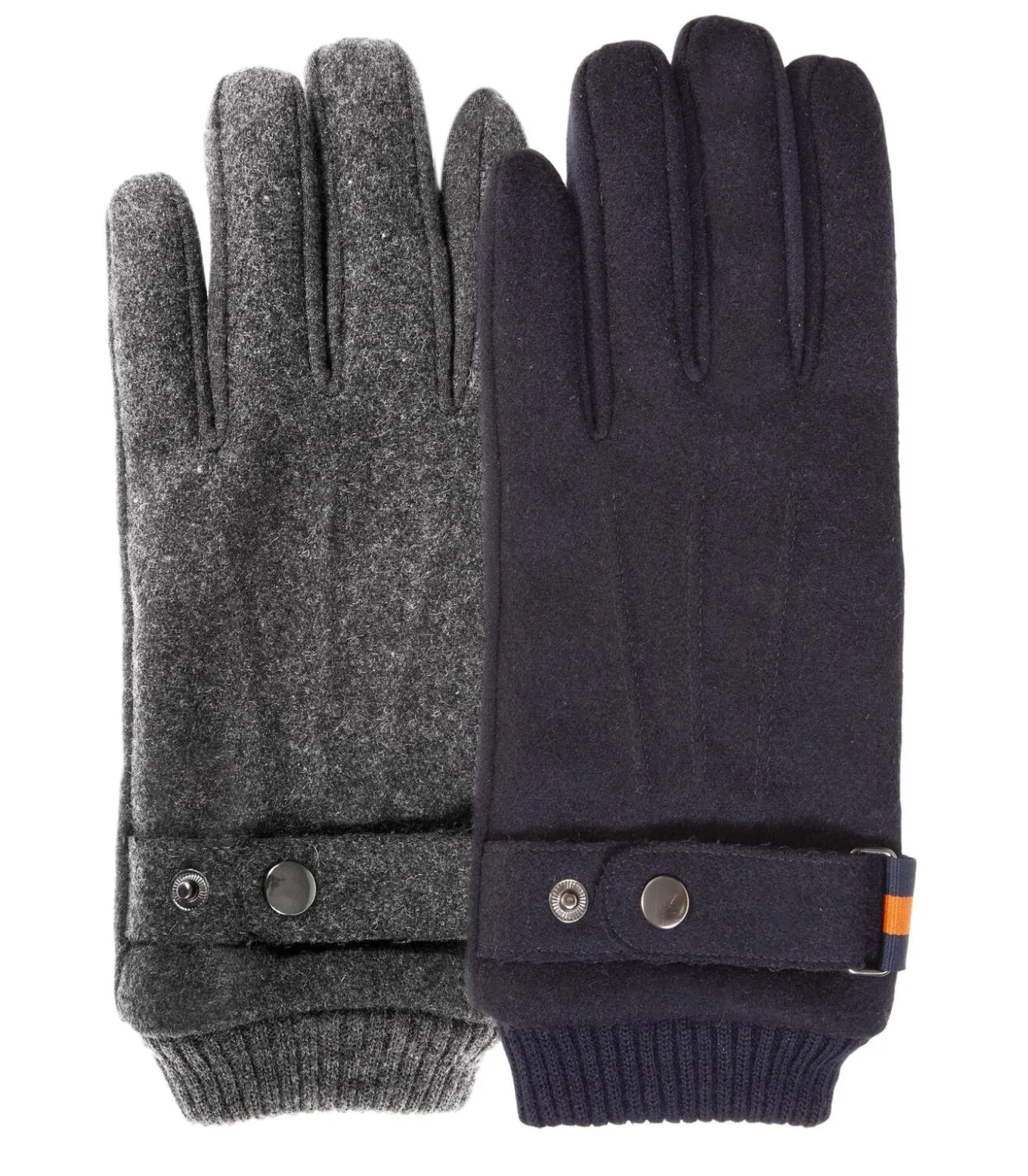 Wollen herenhandschoenen Navy