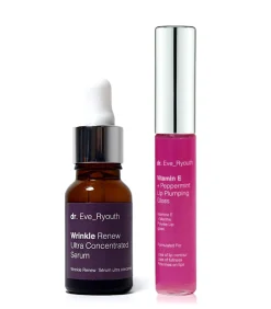Wrinkle Renew Serum 15ml + Vitamine E Lip Plumps 8ml