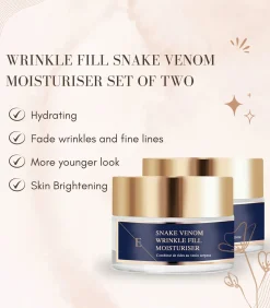 2x Wrinkle Fill Snake Venom Moisturizer