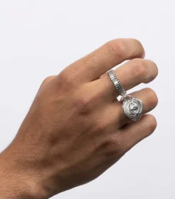 Zilveren ring voor mannen 