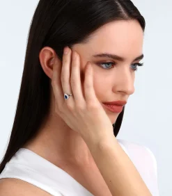 Zirkoon ring, Zilver 925 Aurora