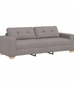 3-Zits Sofa met kussen Taupe Stof
