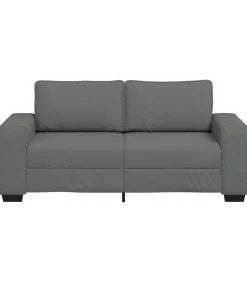 2-zitsbank 140 cm stof donkergrijs