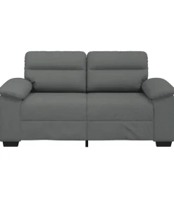 2-zitsbank 120 cm stof donkergrijs