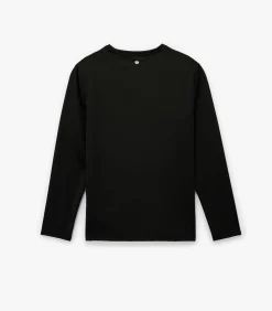 Zwart Herenshirt Lange Mouwen Regular Fit