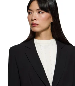 Zwarte blazer met knopen en Polo Club-details