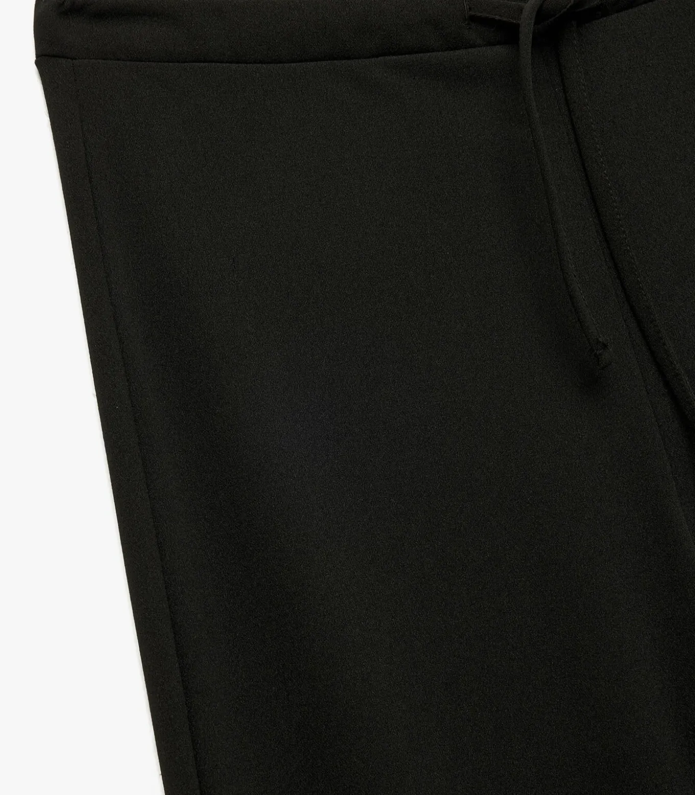 Zwarte Broek Hoge Taille Wijde Pijpen