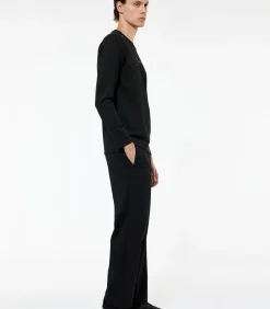 Zwarte Joggingbroek voor Heren met Elastische Taille en Zakdetail