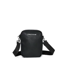 Zwarte schoudertas "Radley" met Polo Club-detaisl