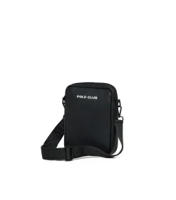 Zwarte schoudertas "Radley" met Polo Club-detaisl