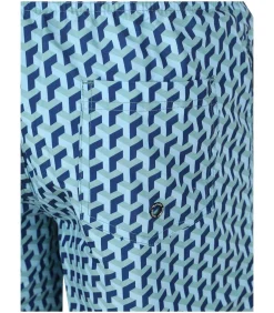 Zwembroek Print Blauw