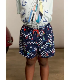 Zwemshort met bootjesprint